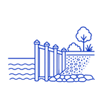 bulkheads and retaining walls icon