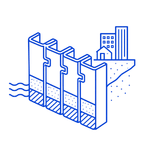 composite piling icon