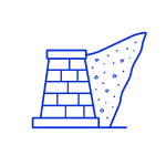 retaining walls icon