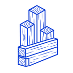 square timber icon