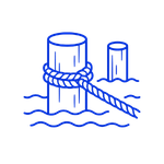 pile mooring icon
