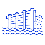 bulkhead pilings icon