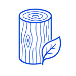 natural wood icon