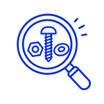 Inspecting hardware tools icon icon